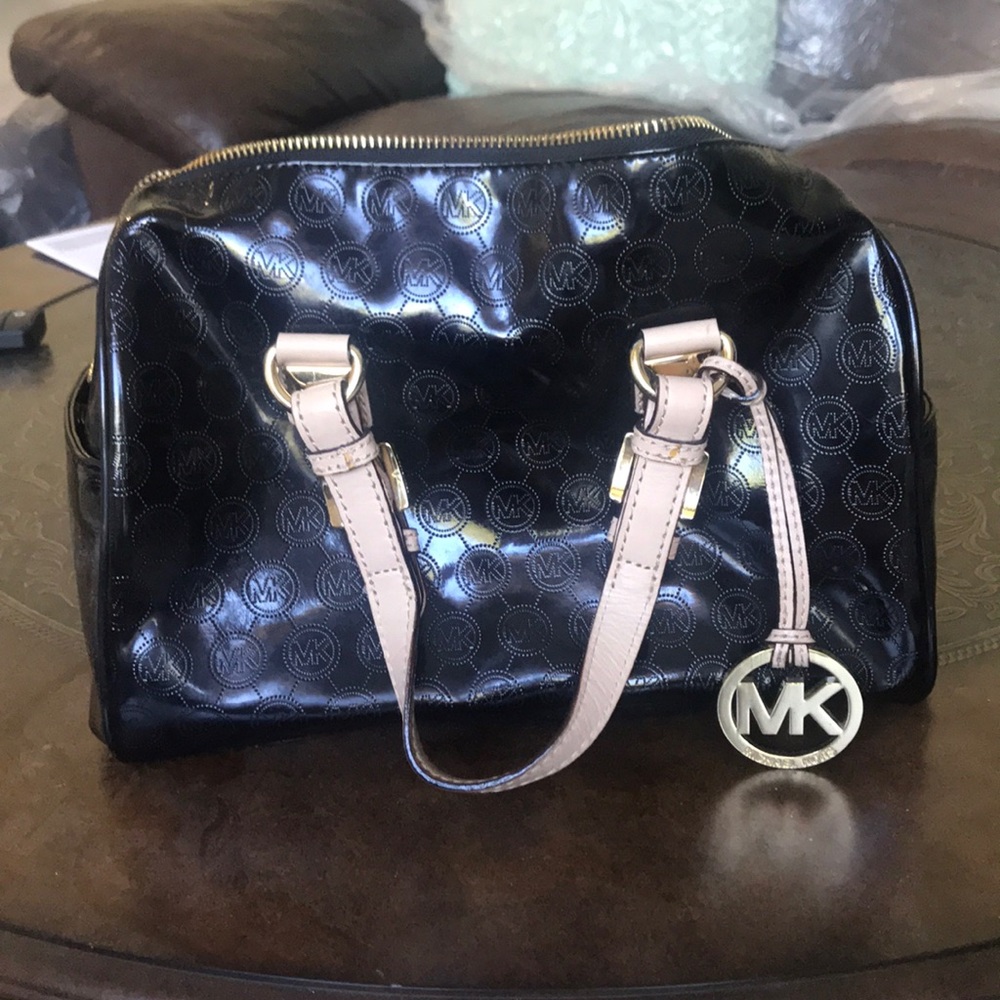 Michael Kors black doctor bag